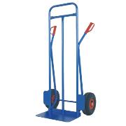 
Steel  truck: 2-wheel trolley for crates and boxes