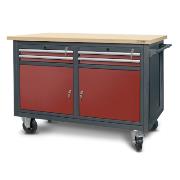 Workshop trolley HWW04: 2 cabinets S11 (4 drawers, 2 lockers)