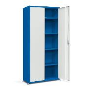 Universal cabinet HSP01, with 4 painted shelves, 814x1800x450 [mm]