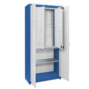 Universal cabinet: 2 galvanised shelves, set of internal doors