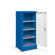 Universal cabinet HSP01 with 3 galvanised steel shelves, 455x1123x450 [mm]