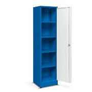 Universal cabinet HSP01, with 4 painted shelves, 455x1973x450 [mm]