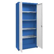 
Universal cabinet: 4 galvanised shelves