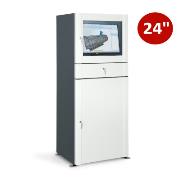 Metal computer cabinet HSC01- for 24 "monitor