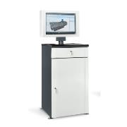 
Metal cabinet for a computer HSC02 - for a 22 "LCD monitor