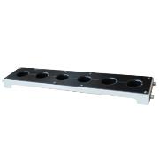 Shelf with HSK 63 sockets for products Cat. No. 27040, 27041, 27042, 27043