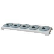 Shelf with ISO 40 sockets for superstructure Cat. No. 27044