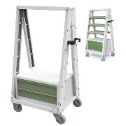
Trolley with drawers for CNC tool holders - construction