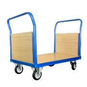 Platform truck with two handles with plywood panels [1135 x 965 x 700]