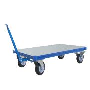 Platform cart with torsional axle