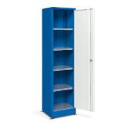 Universal cabinet HSP01 with 4 galvanised steel shelves, 455x1973x450 [mm]