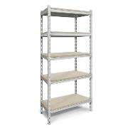 Regał metalowy wtykowy 5 - półkowy malowany 1000x2005x400 [mm]