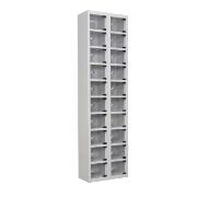 Locker breakfast cabinet - 20 locers with door in PLEXI