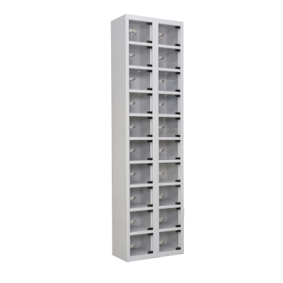 JOTKEL|24503|Locker breakfast cabinet - 20 locers with door in PLEXI