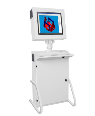 Computer cabinet for touchscreen monitors HSC04 with supports - click the photo to enlarge Computer cabinet for touchscreen monitors HSC04 with supports