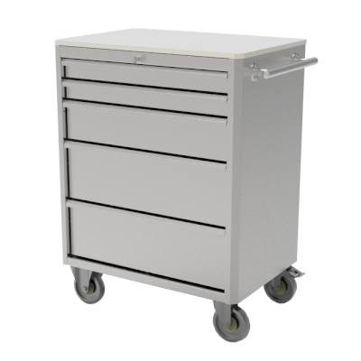 Workshop trolley made of stainless steel Cat. No. 55043 Workshop trolley made of stainless steel Cat. No. 55043