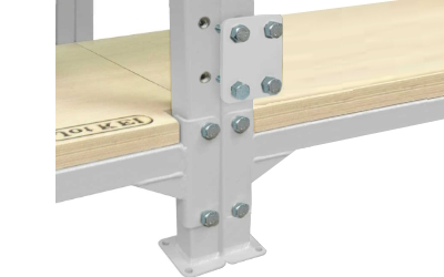  An element that secures the shelf to the ground