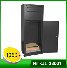 Skrzynka na listy i paczki - paczkoport - Nr kat. 23001 - RAL 7016