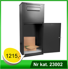Skrzynka na listy i paczki - paczkoport - Nr kat. 23001 - RAL 7016