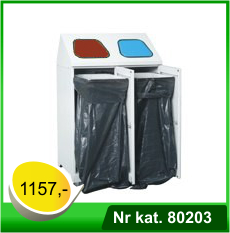 Pojemnik na odpady dwukomorowy - Nr kat. 80203