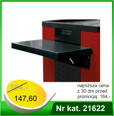 Półka składana - zawieszana na tabicy perforowanej – Nr kat. 21622