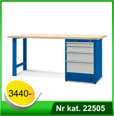 Stół warsztatowy HSS08 - Nr kat. 22505 - RAL 5005