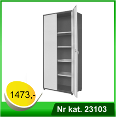 Szafa uniwersalna metalowa HSP01 z półkami z blachy ocynkowanej RAL 7016 - 7035 - Nr kat. 23103