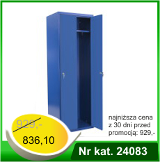 Szafa ubraniowa szer. 600 mm - HSU02 - Nr kat. 24083