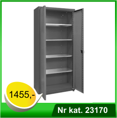 Szafa uniwersalna metalowa HSP01 z półkami z blachy ocynkowanej RAL 7016 - 7016 - Nr kat. 23170