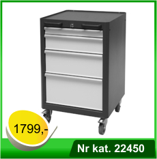 Wózek warsztatowy - kontenerek podblatowy – Nr kat. 22450 - RAL 7016 - 7025