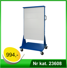 Wózek z tablicami perforowanymi – Nr kat. 23608