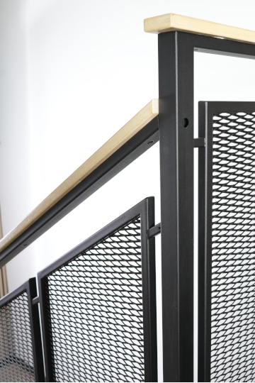 balustrada stal i drewno Jotkel