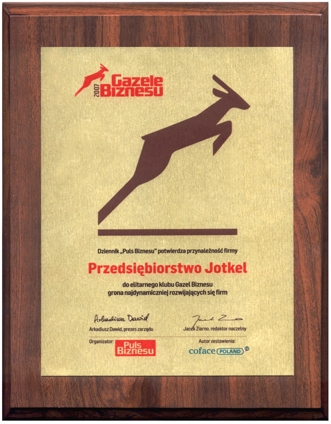 JOTKEL Gazelą Biznesu