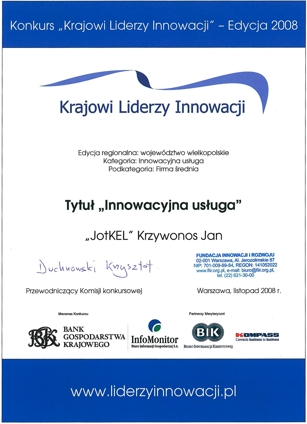 JOTKEL jako innowacyjna firma