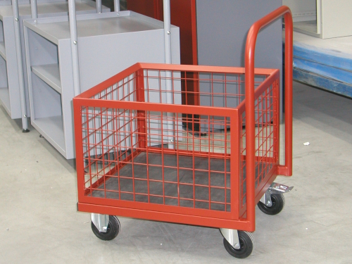 wózek platformowy skrzynkowy z siatką wózek platformowy skrzynkowy z siatką Jotkel